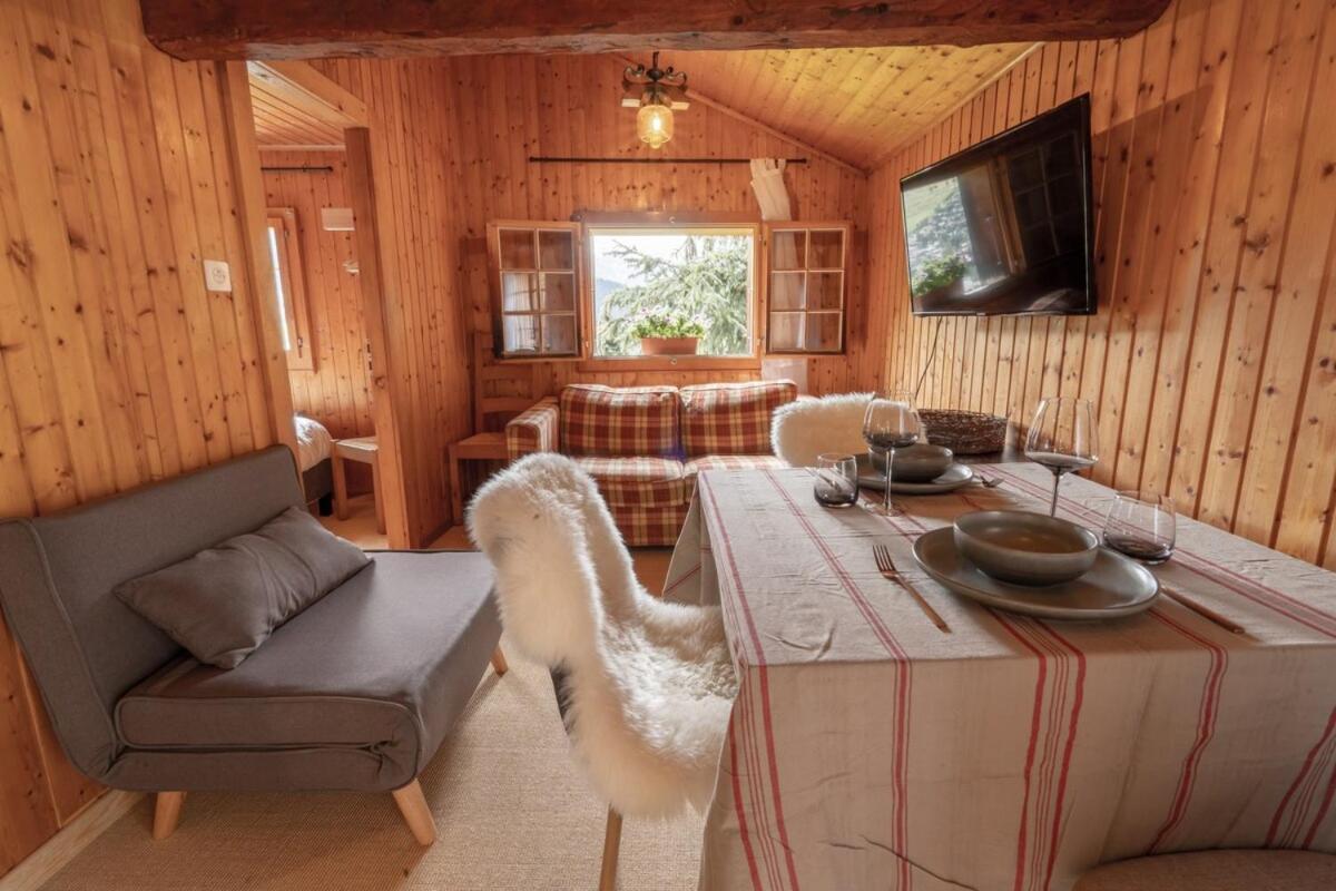 Cosy Chalet With Panoramic Views In Verbier Vendégház Kültér fotó