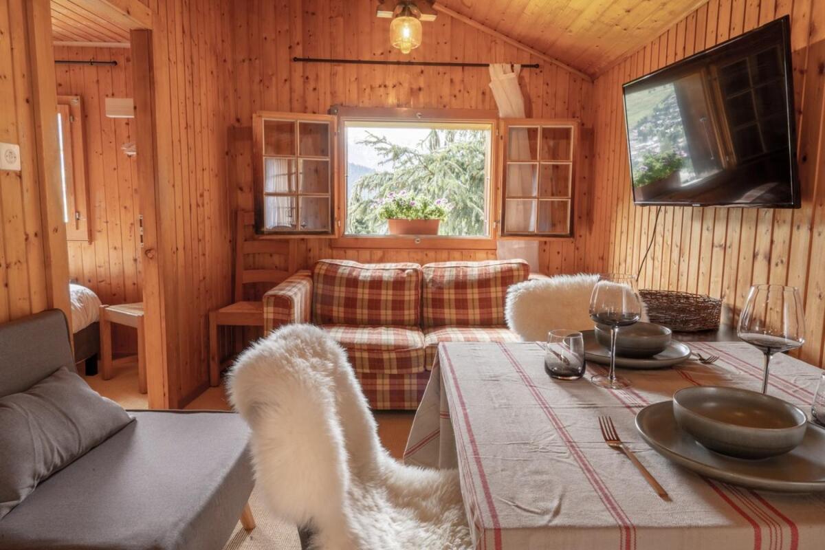 Cosy Chalet With Panoramic Views In Verbier Vendégház Kültér fotó