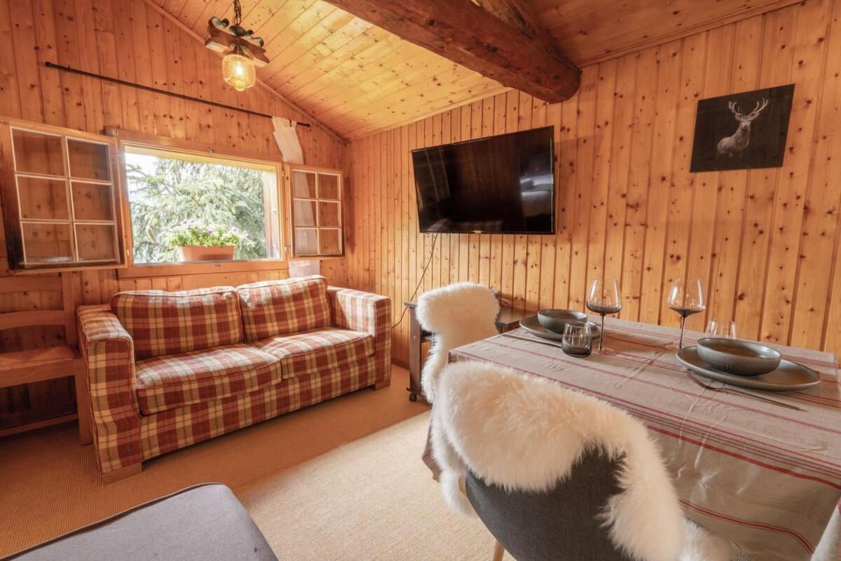 Cosy Chalet With Panoramic Views In Verbier Vendégház Kültér fotó