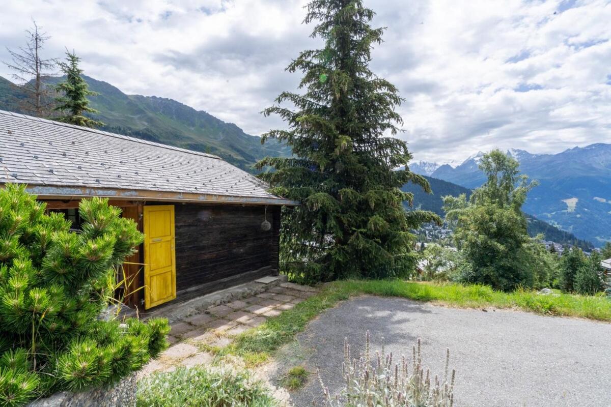 Cosy Chalet With Panoramic Views In Verbier Vendégház Kültér fotó